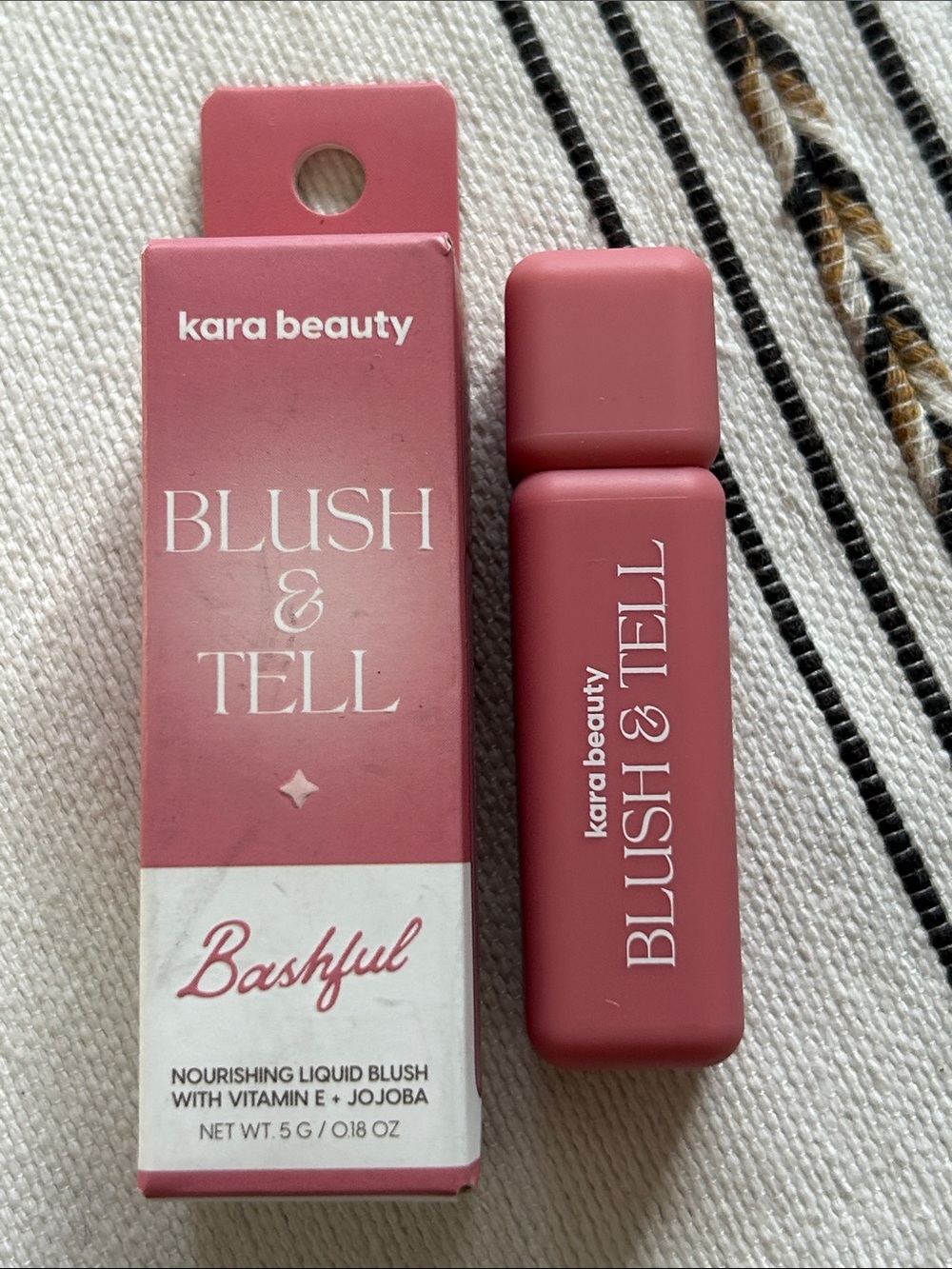 Kara Beauty Blush & Tell Nourishing Liquid Blush – Bashful – New in Box